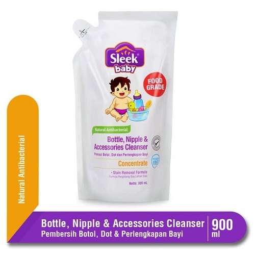 Sleek Baby Bottle Nipple & Accessories Cleanser Pouch - 900 mL